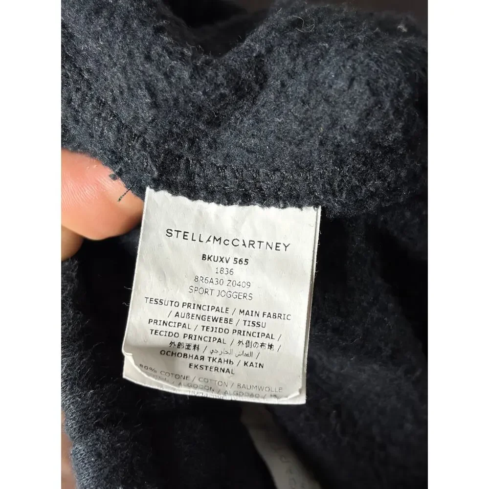 Stella McCartney kids black thick joggers sz 8